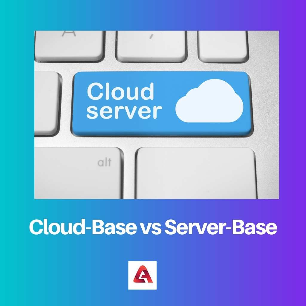 Cloud Base vs Server Base