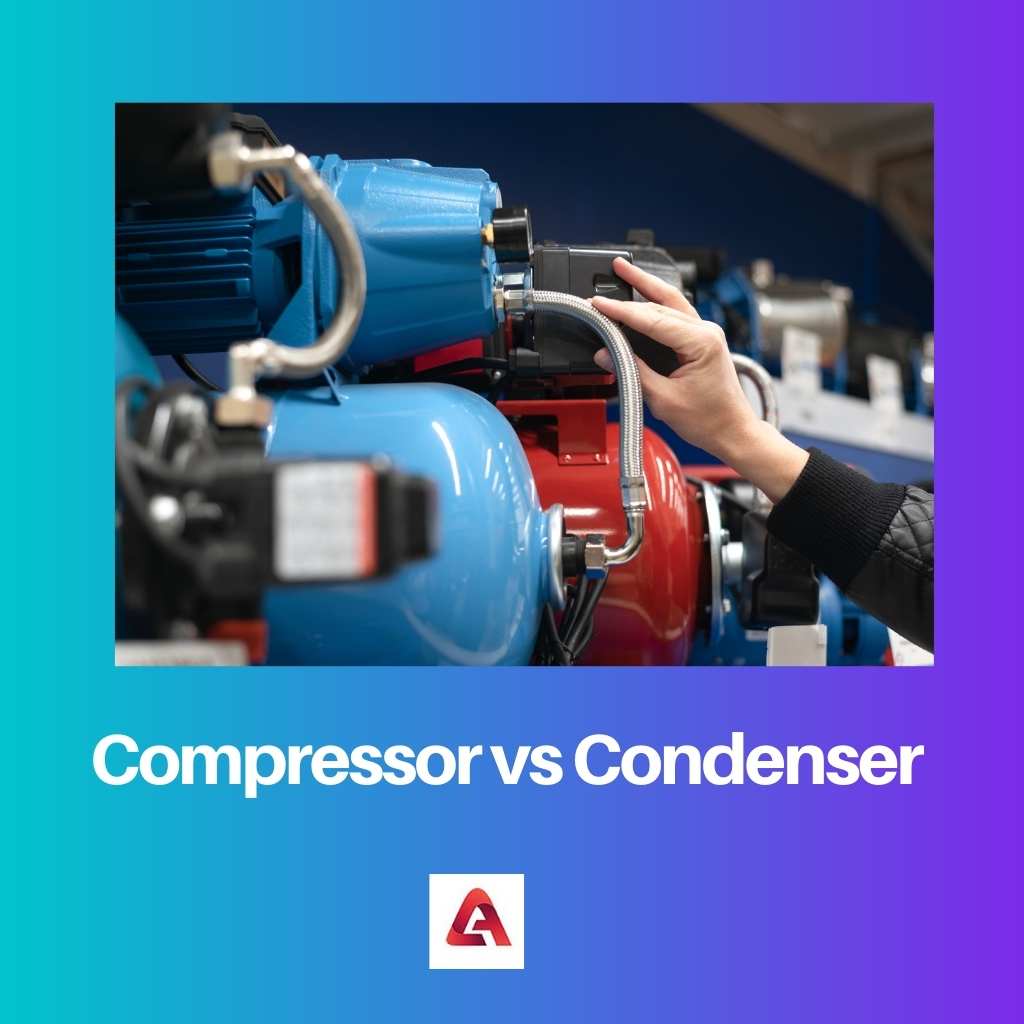 Compressor vs Condenser