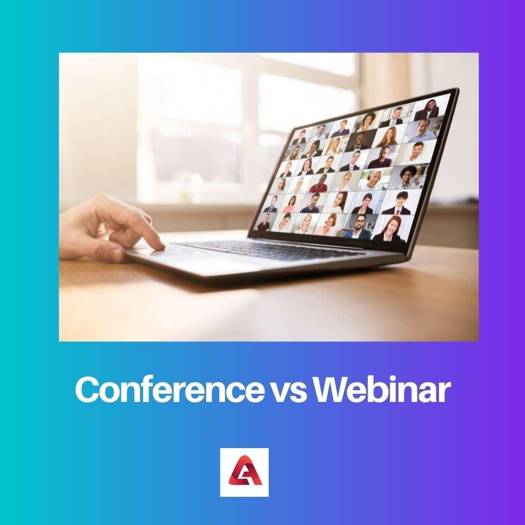Conference vs Webinar