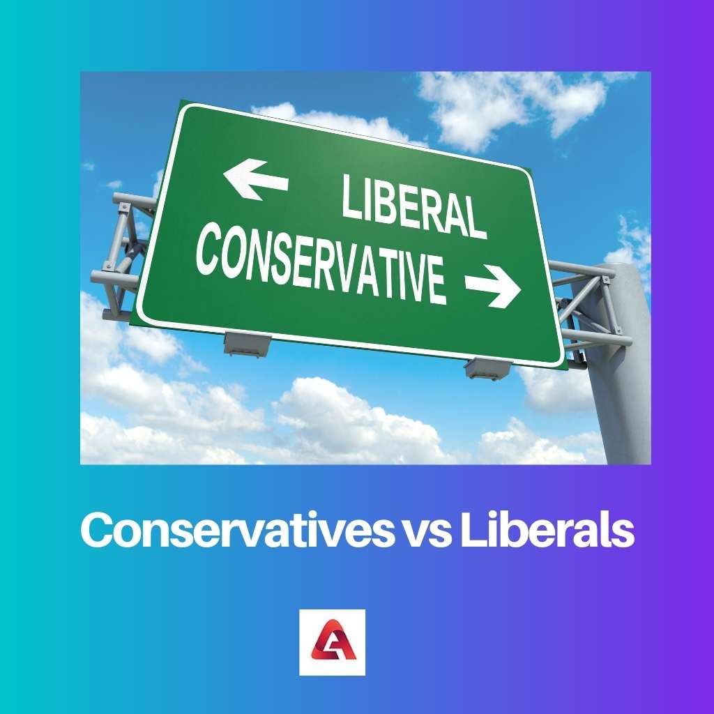 Conservatieven versus liberalen
