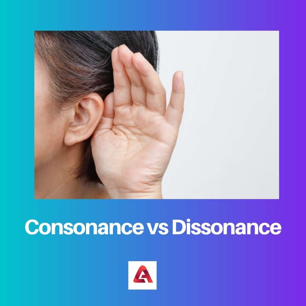 Consonancia vs Disonancia