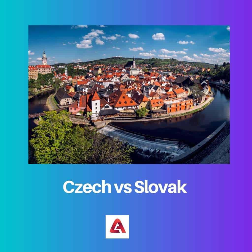 Çekçe vs Slovakça