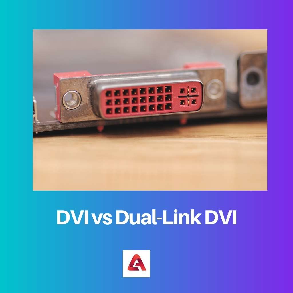 DVI vs デュアルリンク DVI