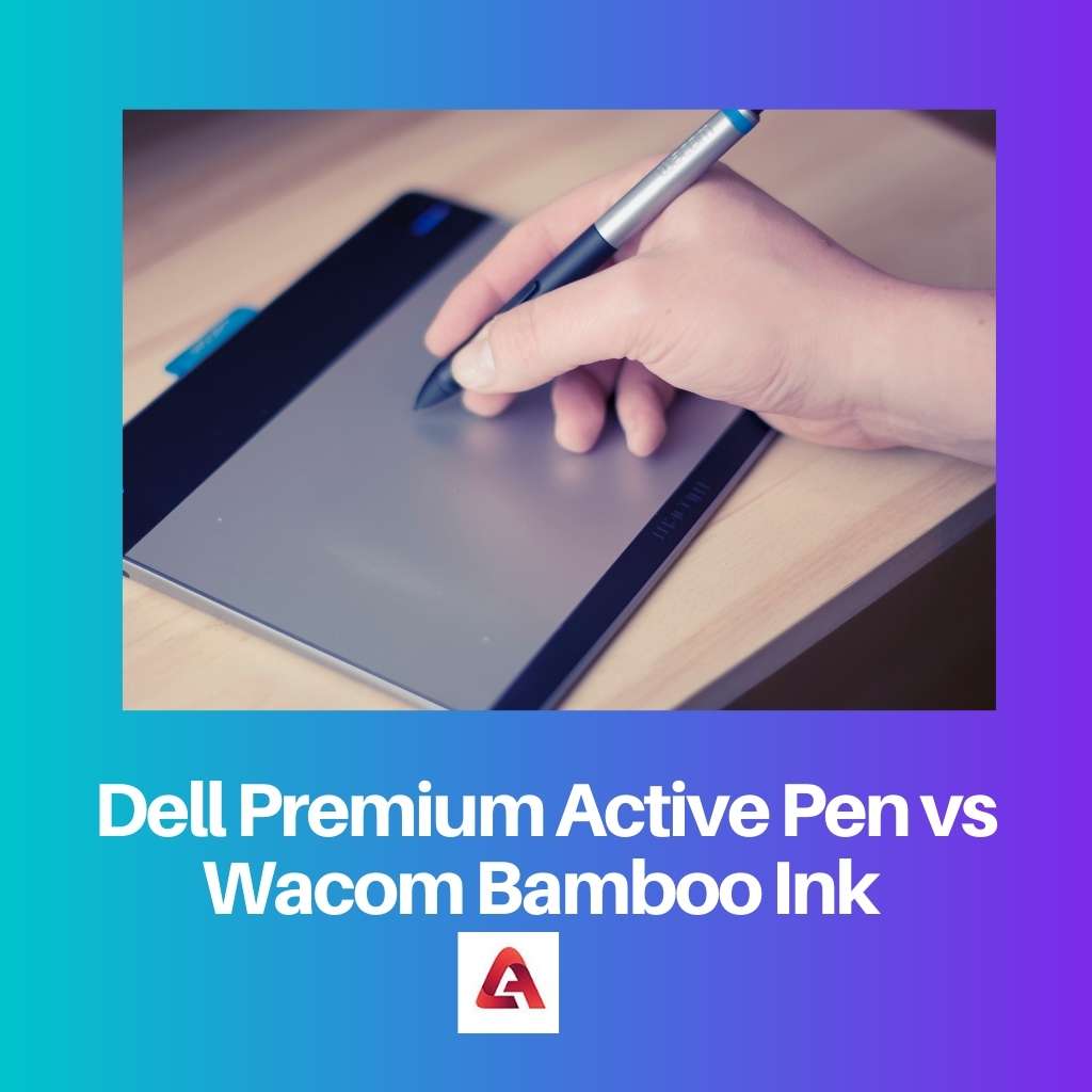 Penna attiva Dell Premium rispetto all'inchiostro Wacom Bamboo