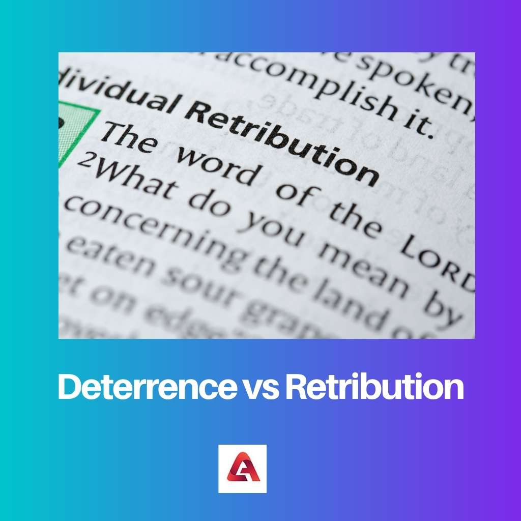 Deterrence vs Retribution