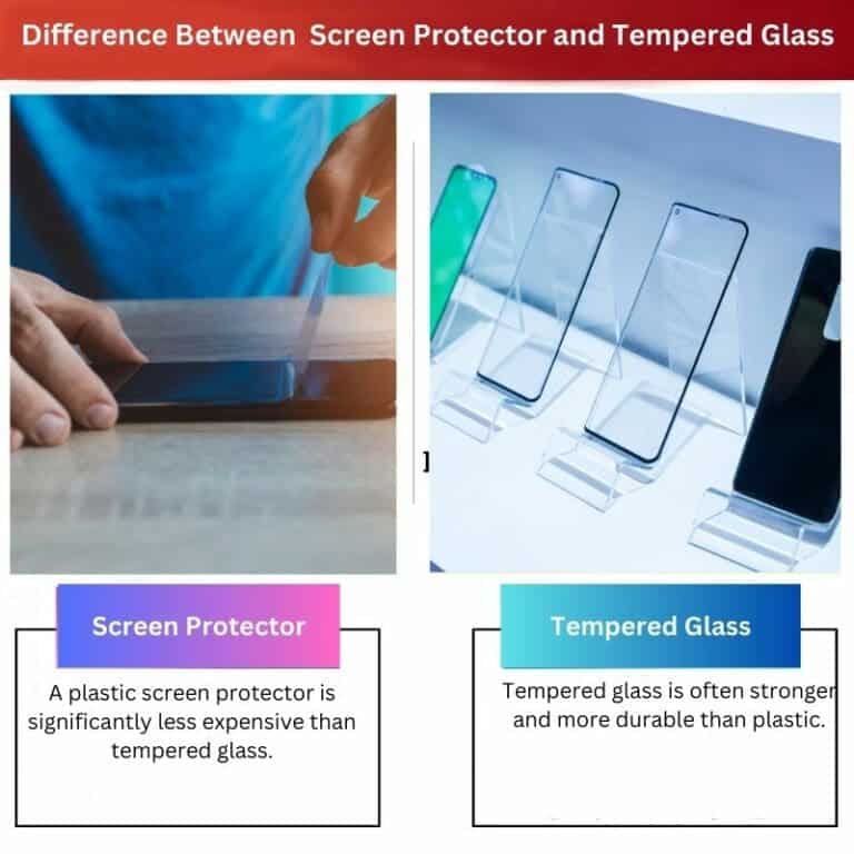 Screen Protector vs Tempered Glass Difference and Comparison