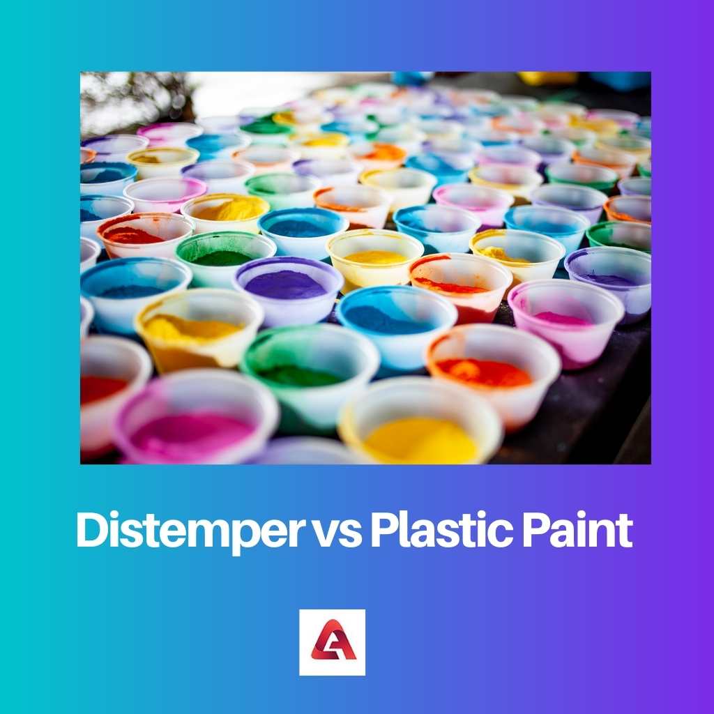 Distemper vs Plastic Paint