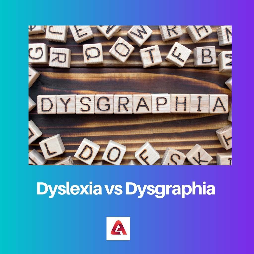 Disleksia vs Disgrafia
