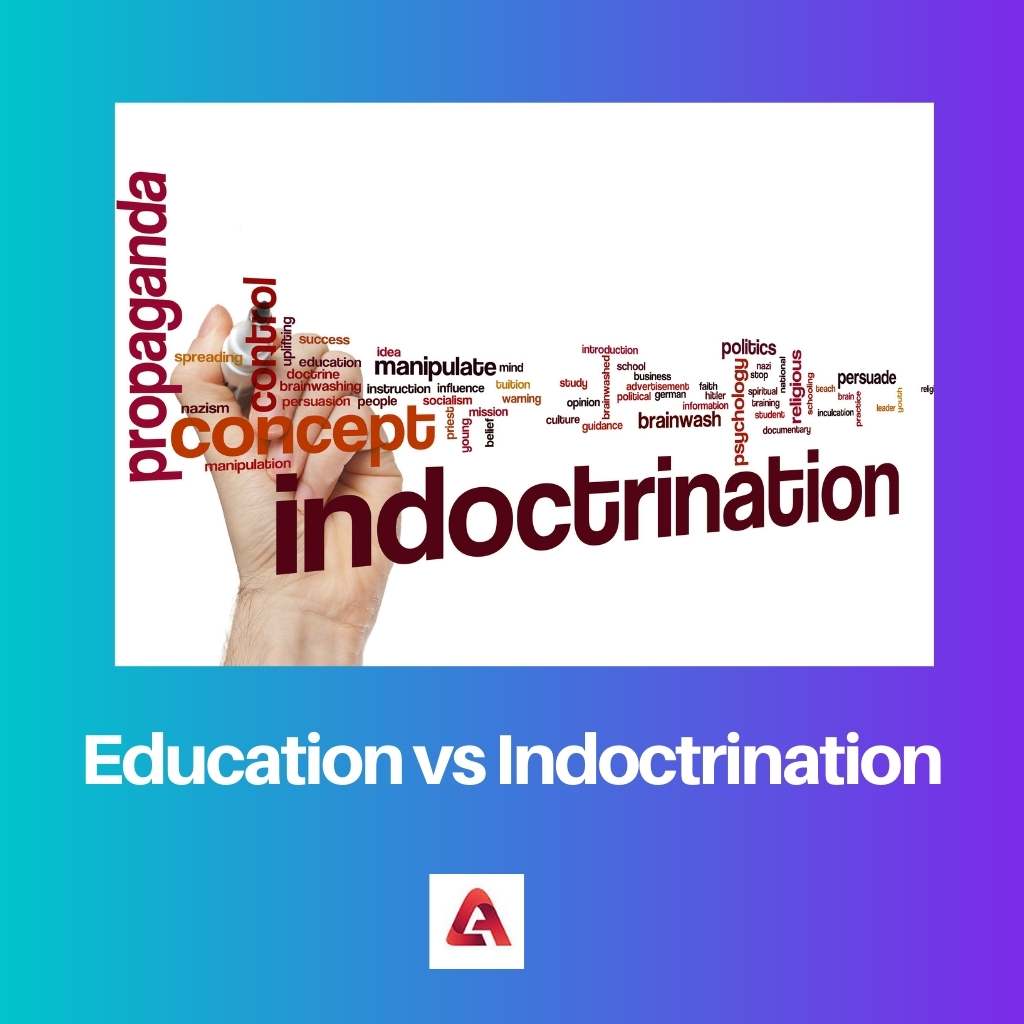 Onderwijs versus indoctrinatie