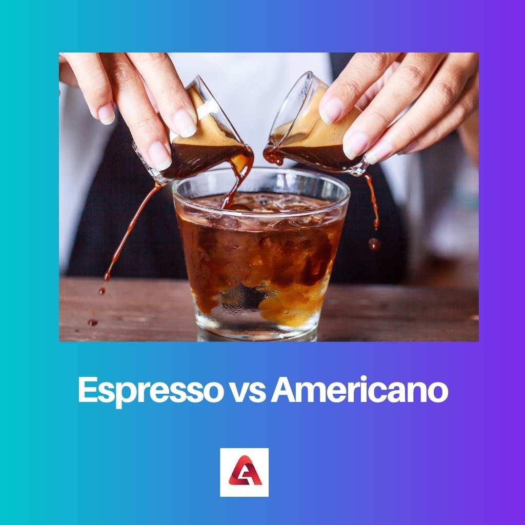 Espresso contre Americano