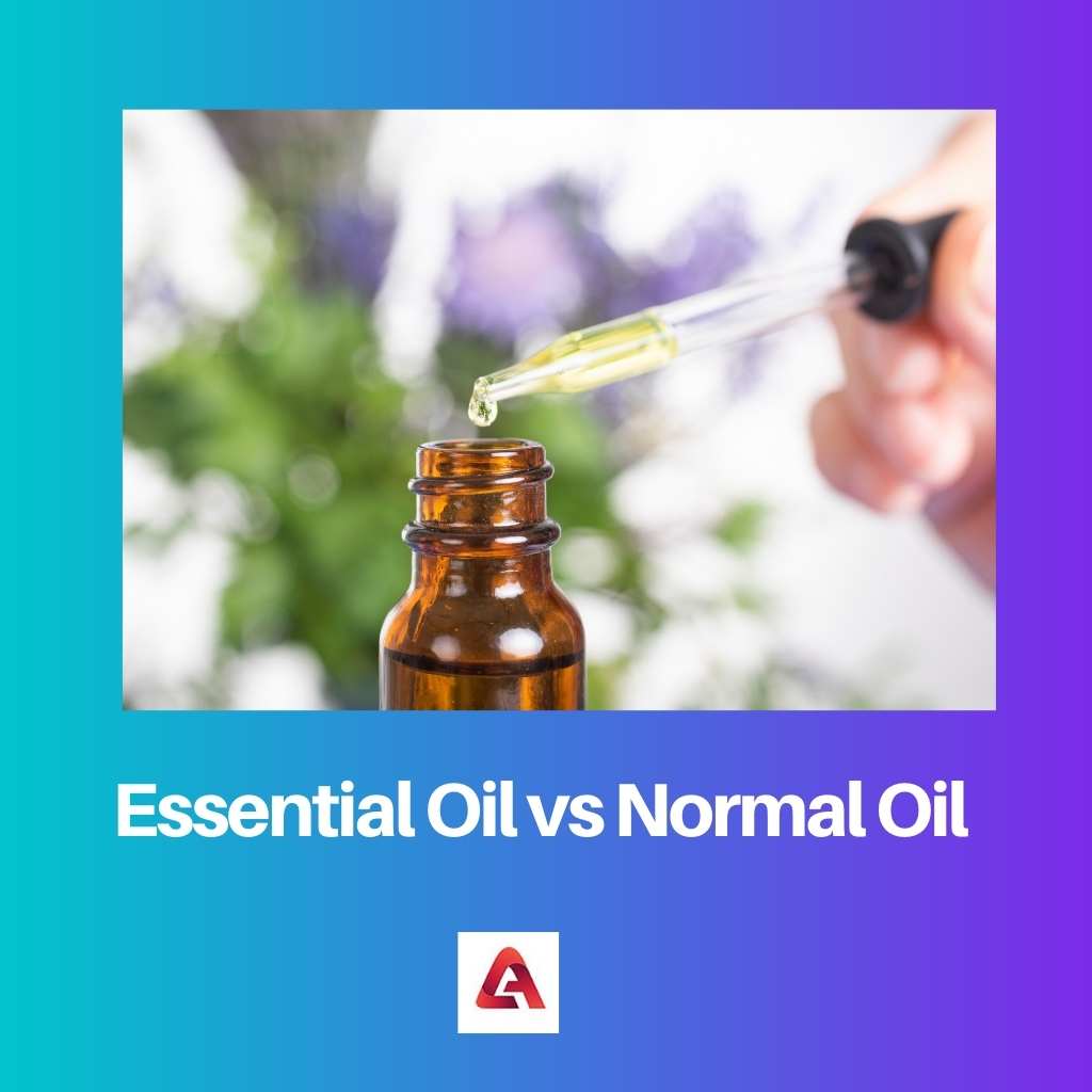Essential Oil vs Normal Oil