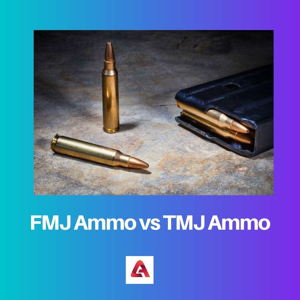 Munición FMJ vs munición TMJ