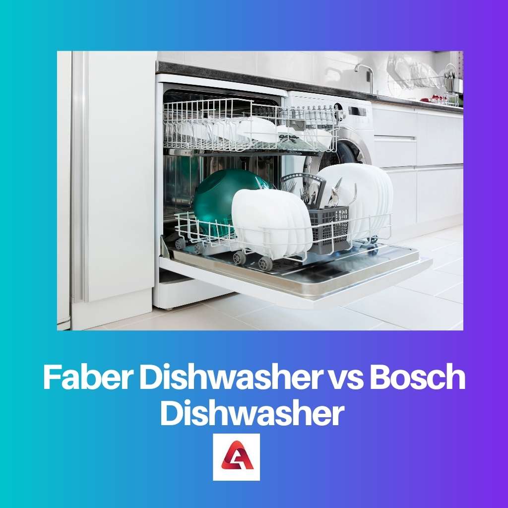 Myčka nádobí Faber versus myčka Bosch