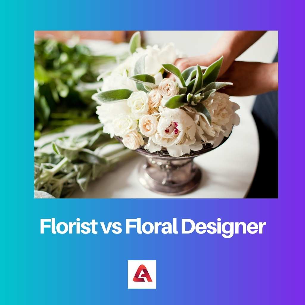Người bán hoa vs Nhà thiết kế hoa