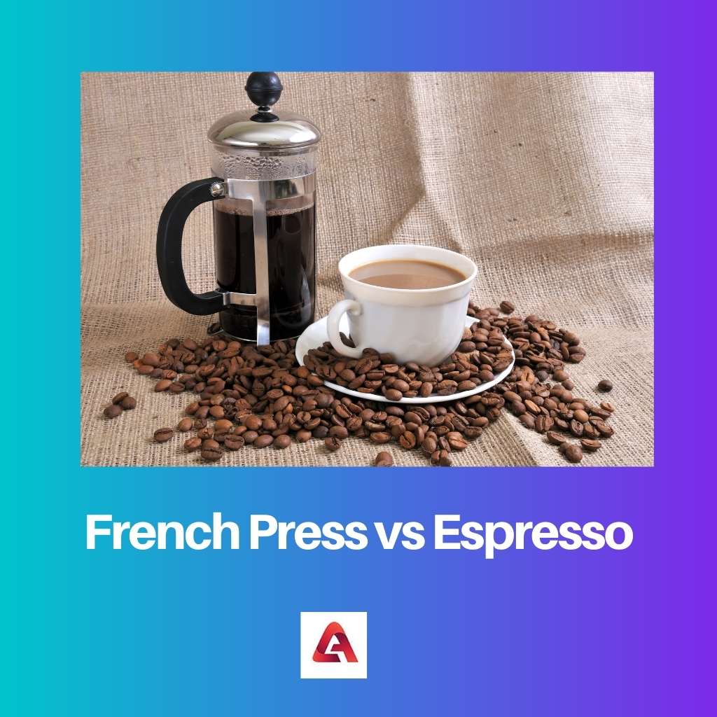 Franse pers versus espresso