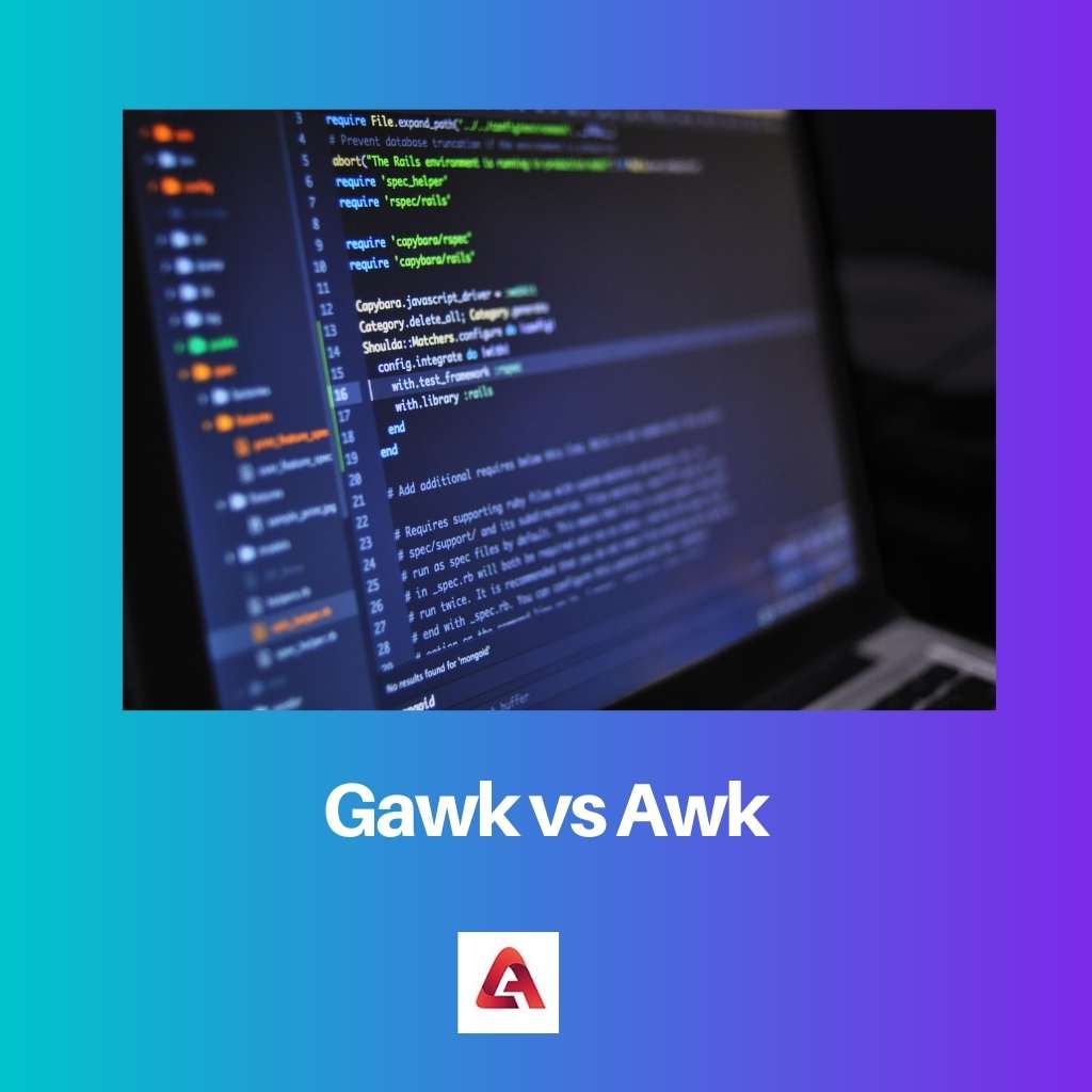 Gawk vs Awk