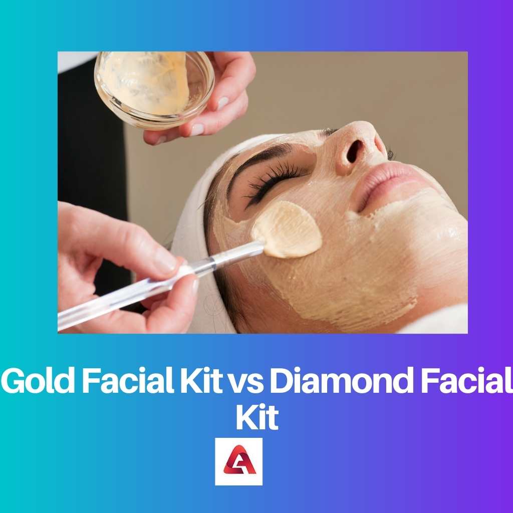 Gouden gezichtskit versus Diamond gezichtskit