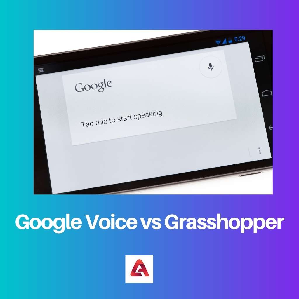 Google Voice против Grasshopper