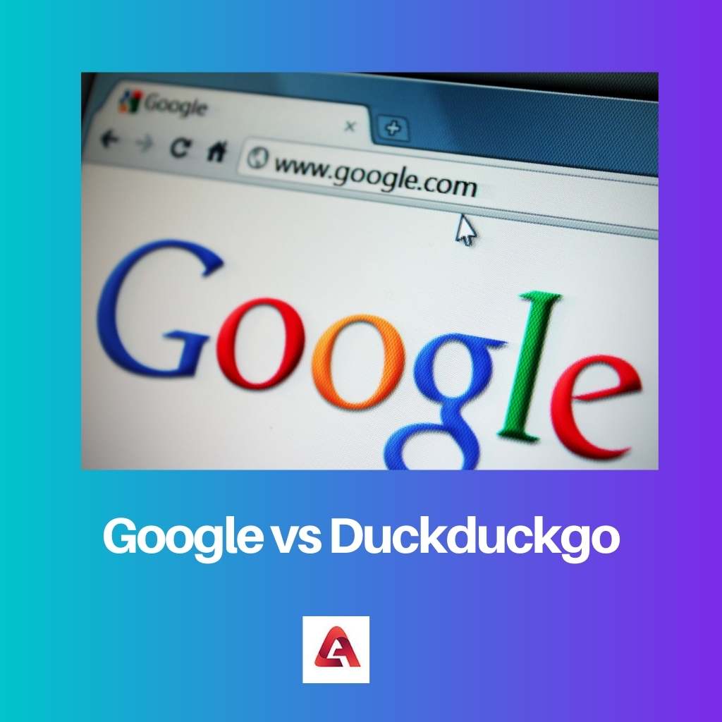 Google versus Duckduckgo