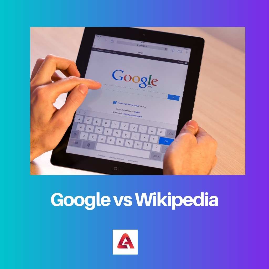 Google versus Wikipedia