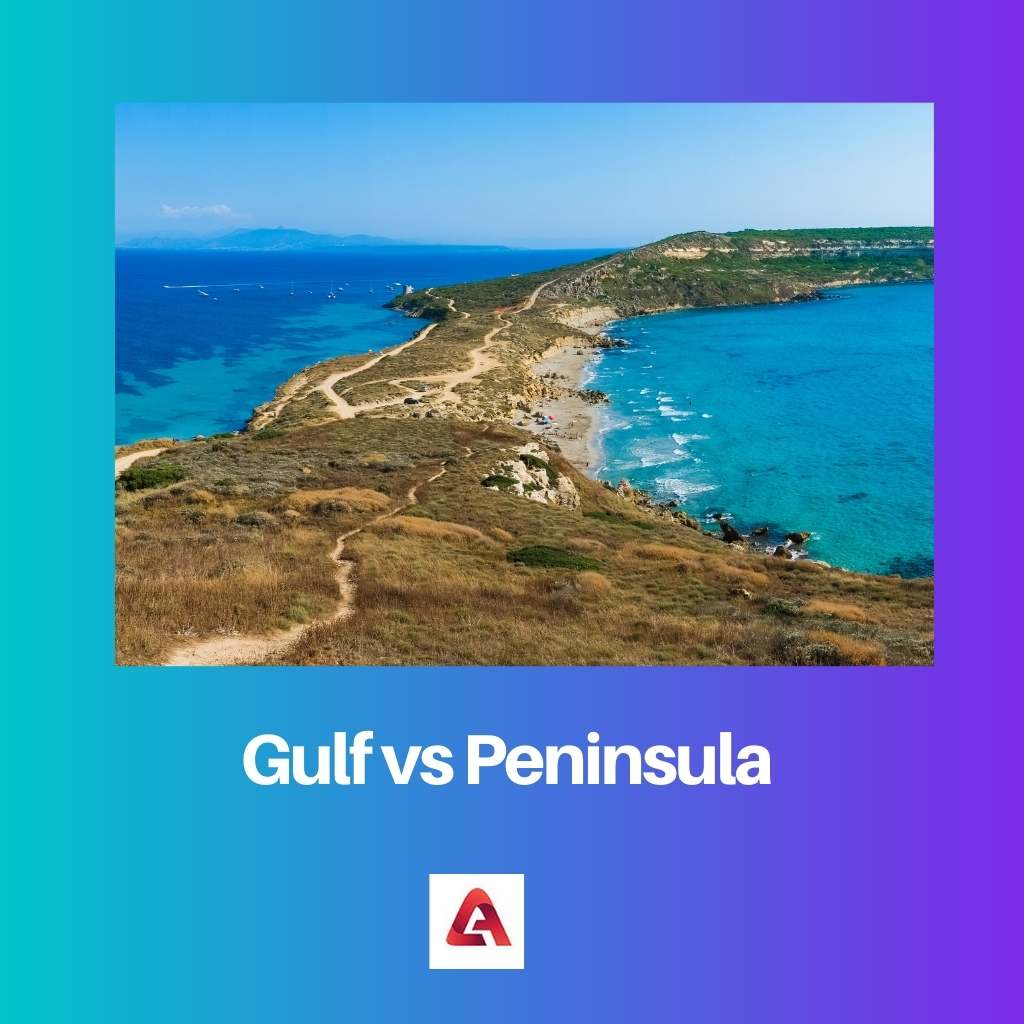 Golf gegen Halbinsel