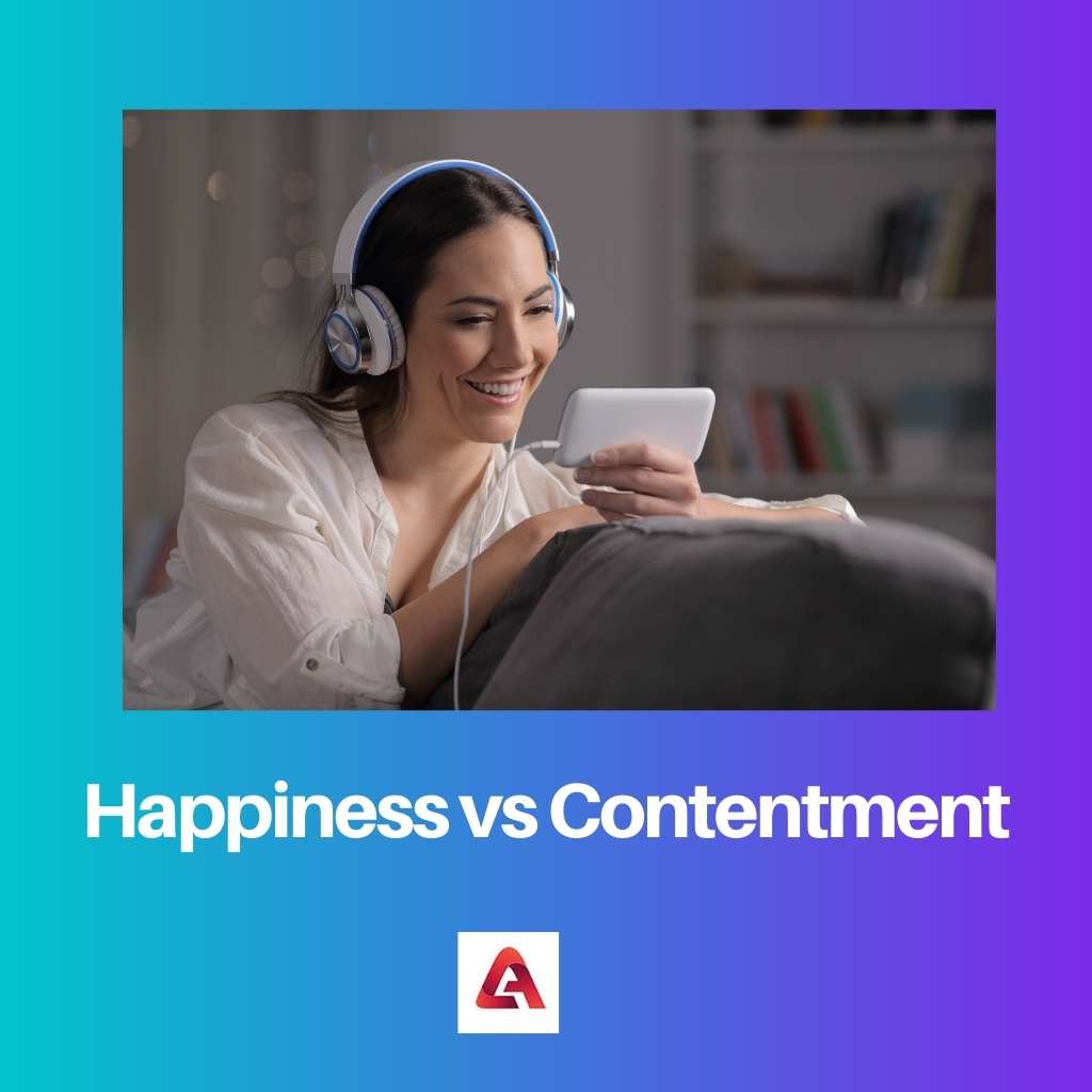 Bonheur vs contentement