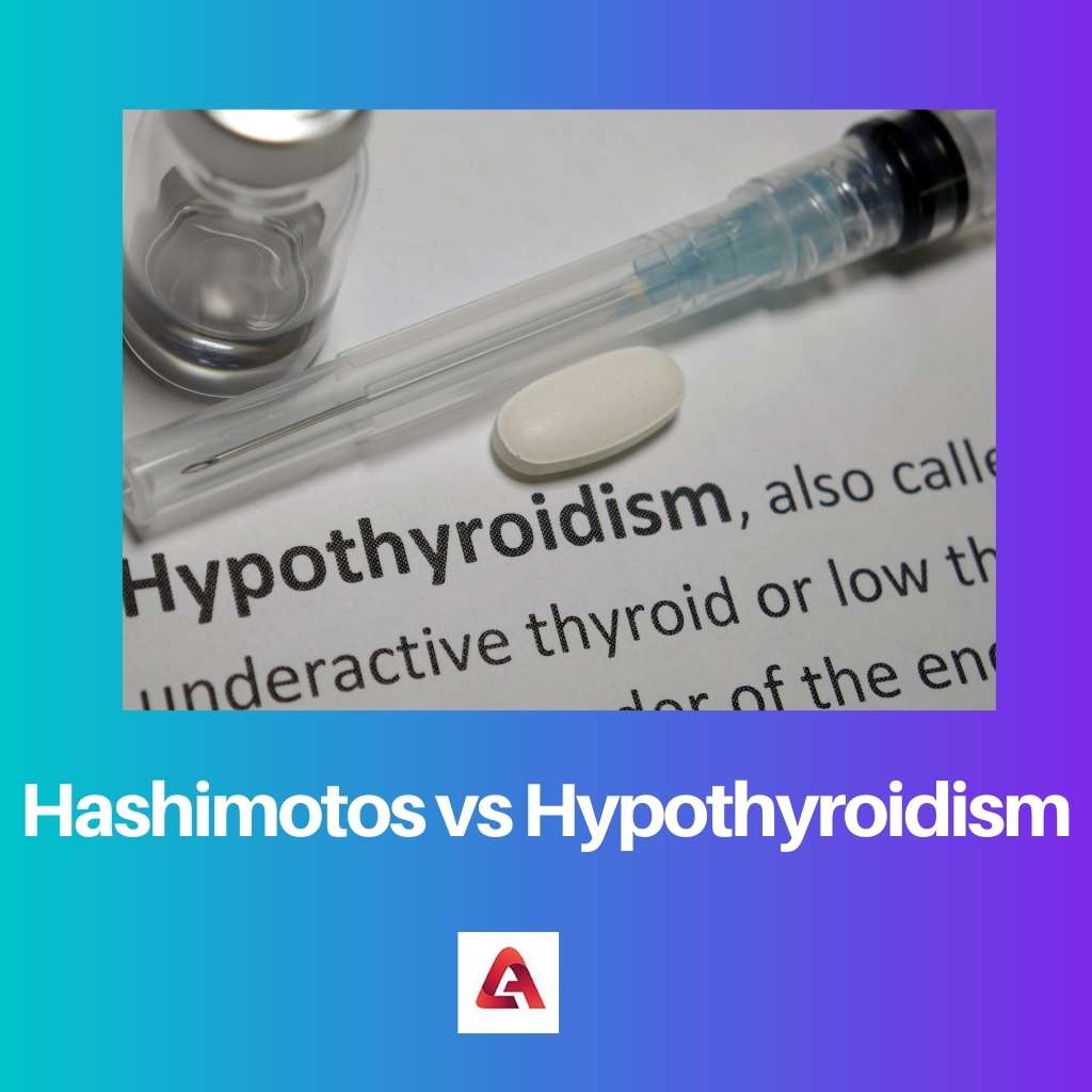 Hashimotos vs hypothyroïdie