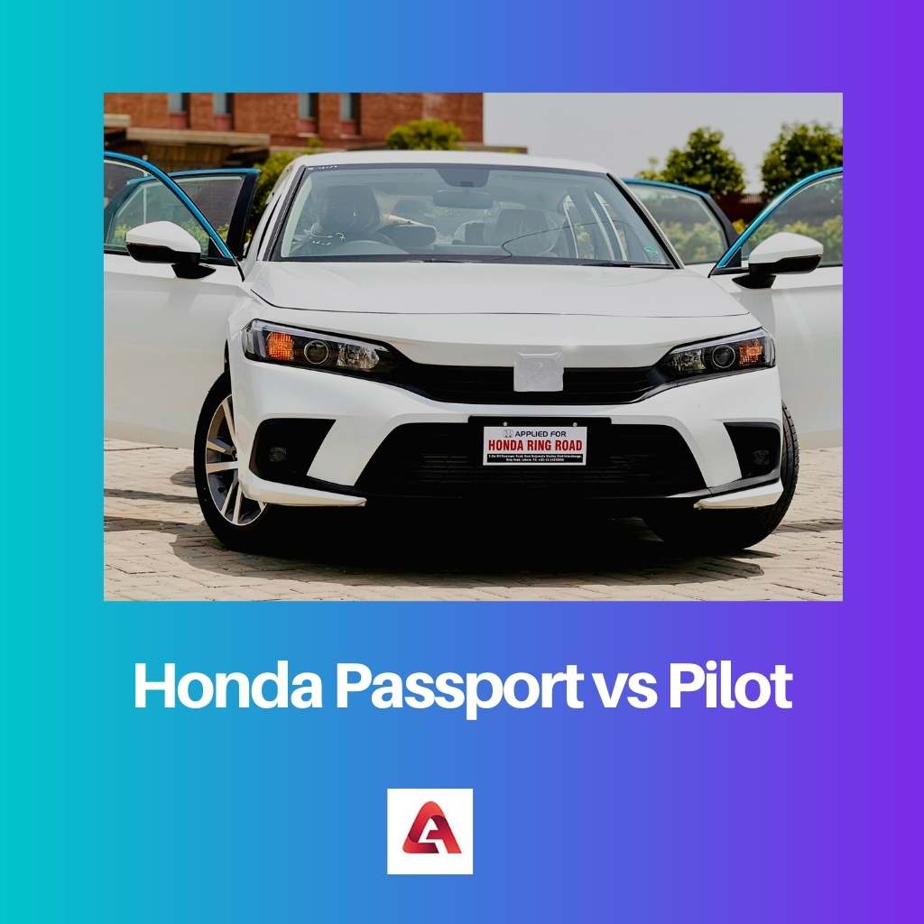 Honda Passport против пилота