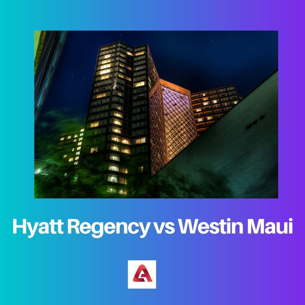 Hyatt Regency frente a Westin Maui