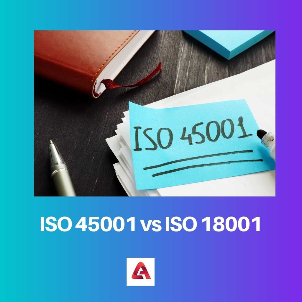 ISO 45001 contre ISO 18001