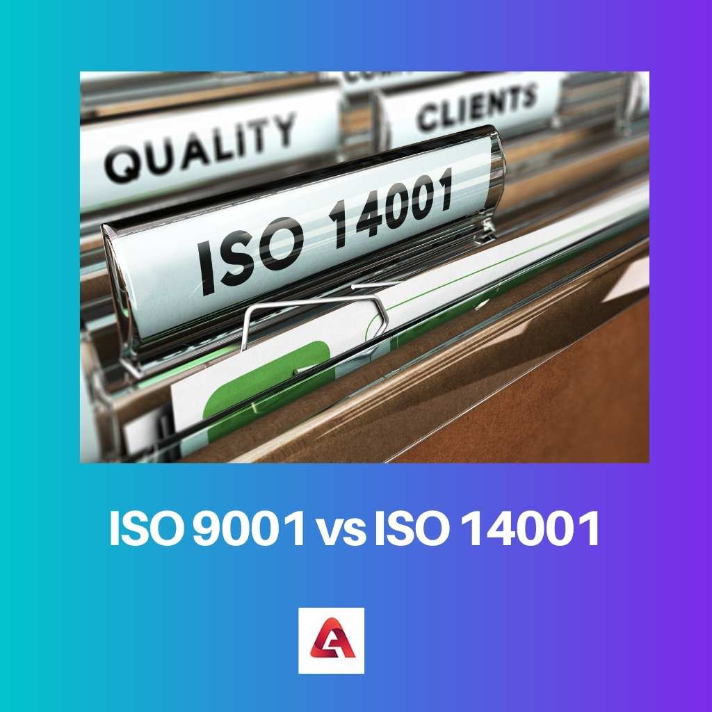 ISO 9001 против ISO 14001