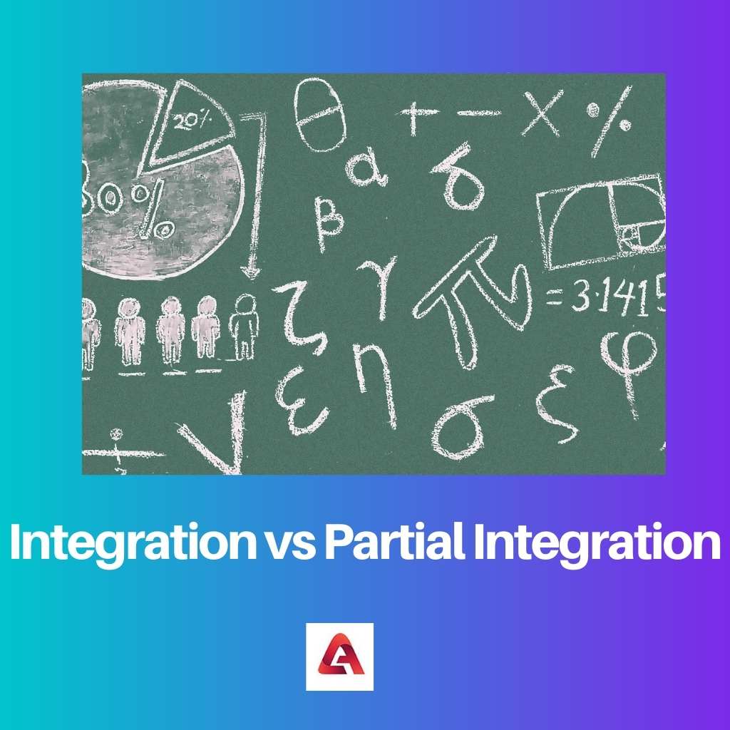 Integration vs Partial Integration