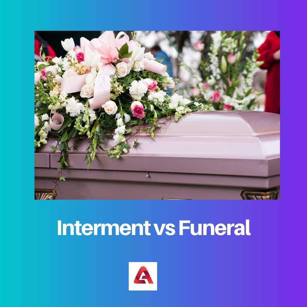 Interment vs Funeral