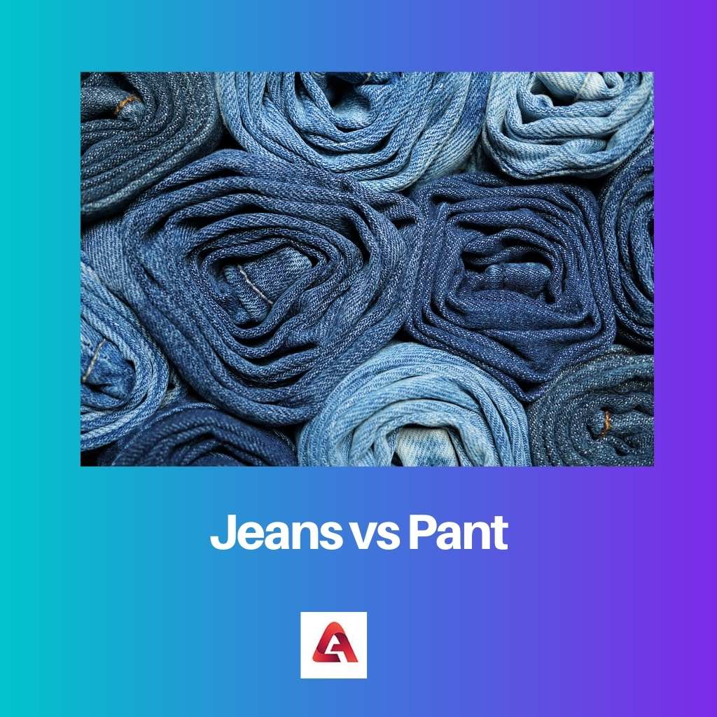 Jeans gegen Hose