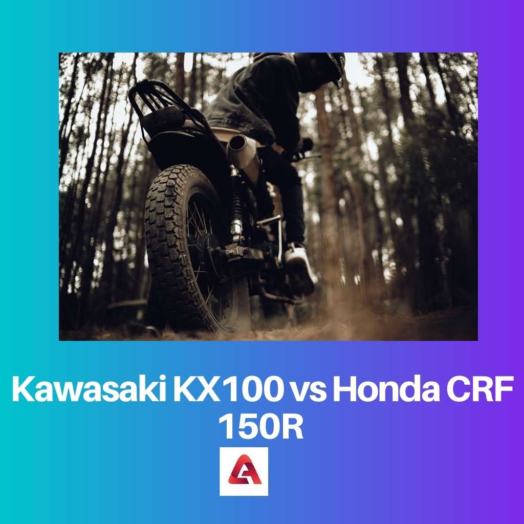 Kawasaki KX100 contre Honda CRF 150R