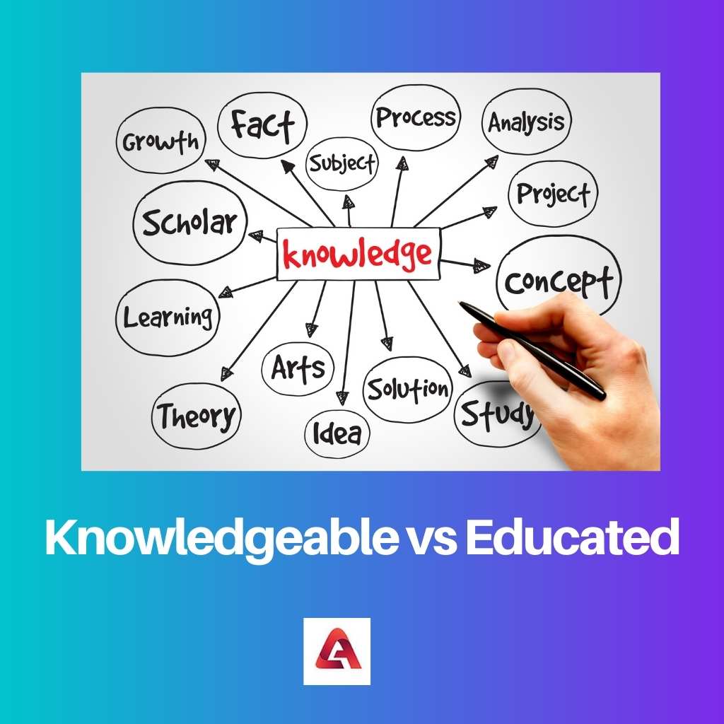 Knowledgeable vs Educated