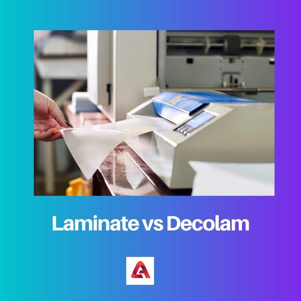 Laminate vs Decolam