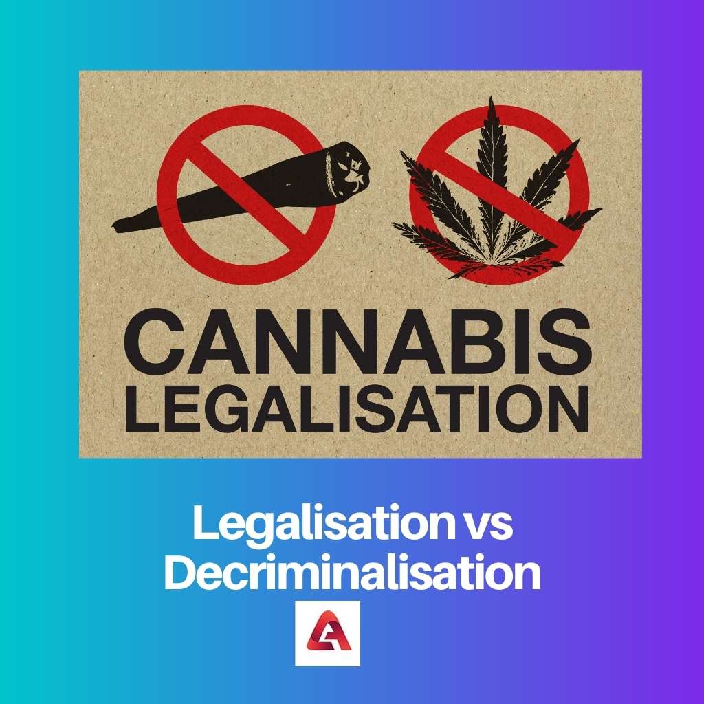 Legalizace vs dekriminalizace