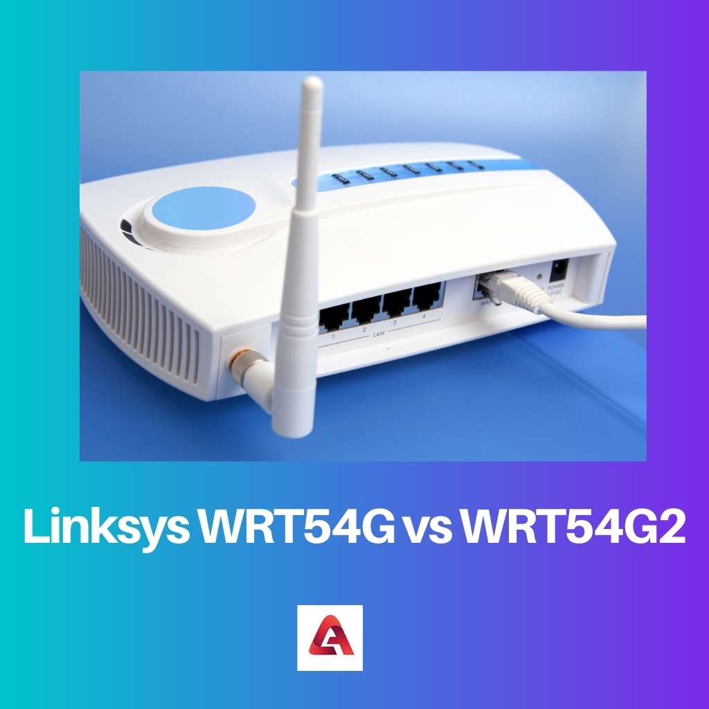 Linksys WRT54G vs WRT54G2