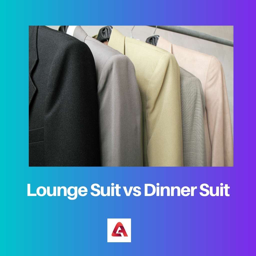 Lounge Suit vs Dinner Suit