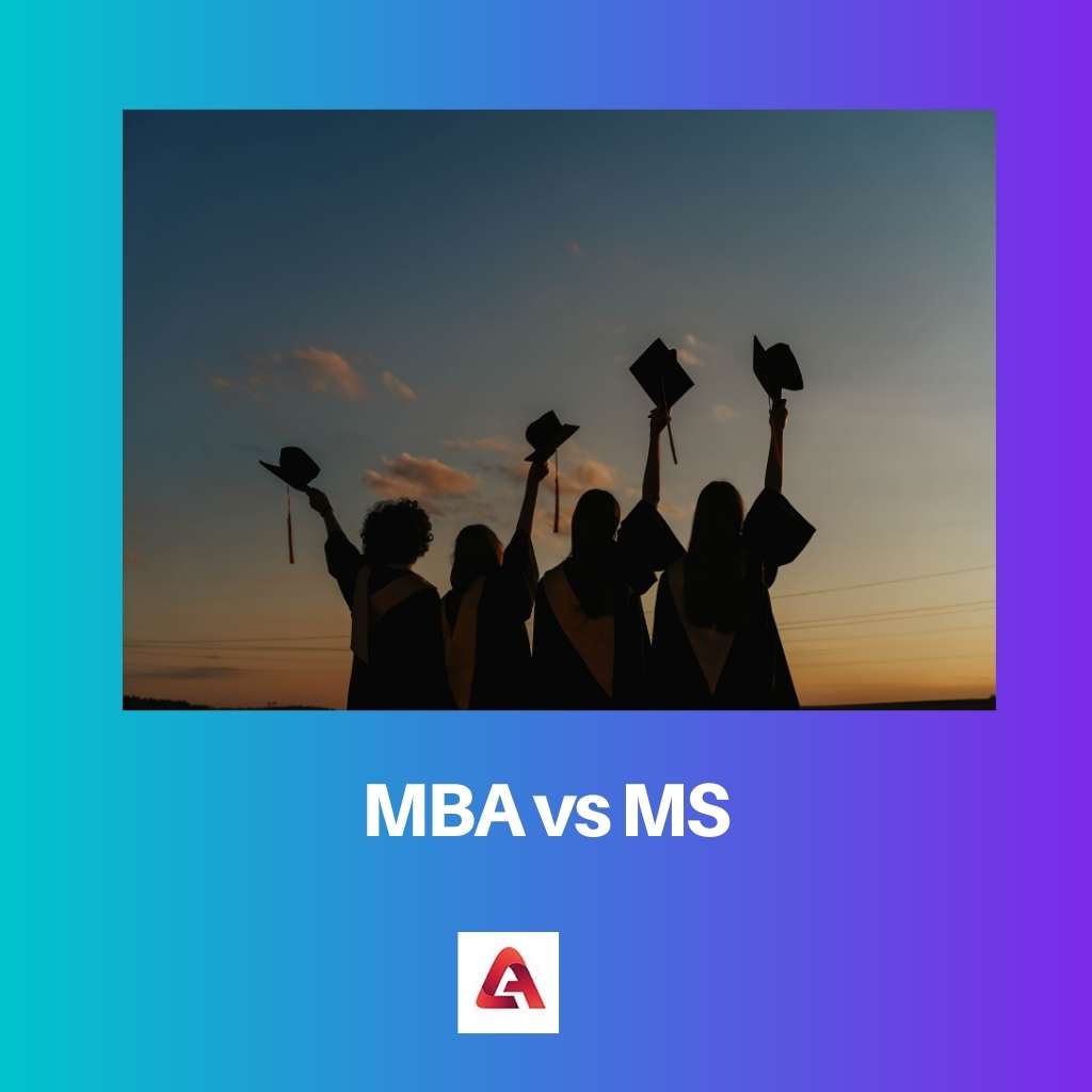 MBA проти MS