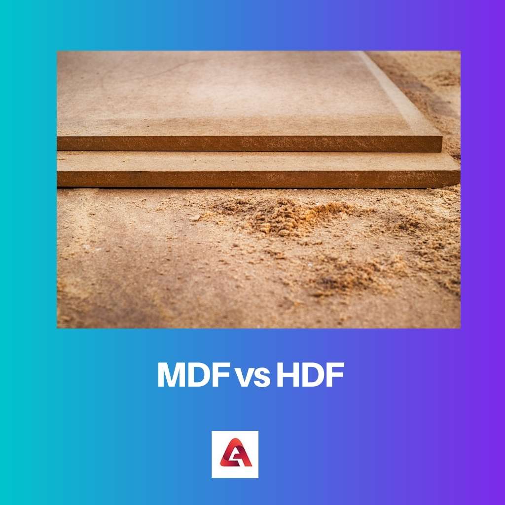 MDF vs HDF