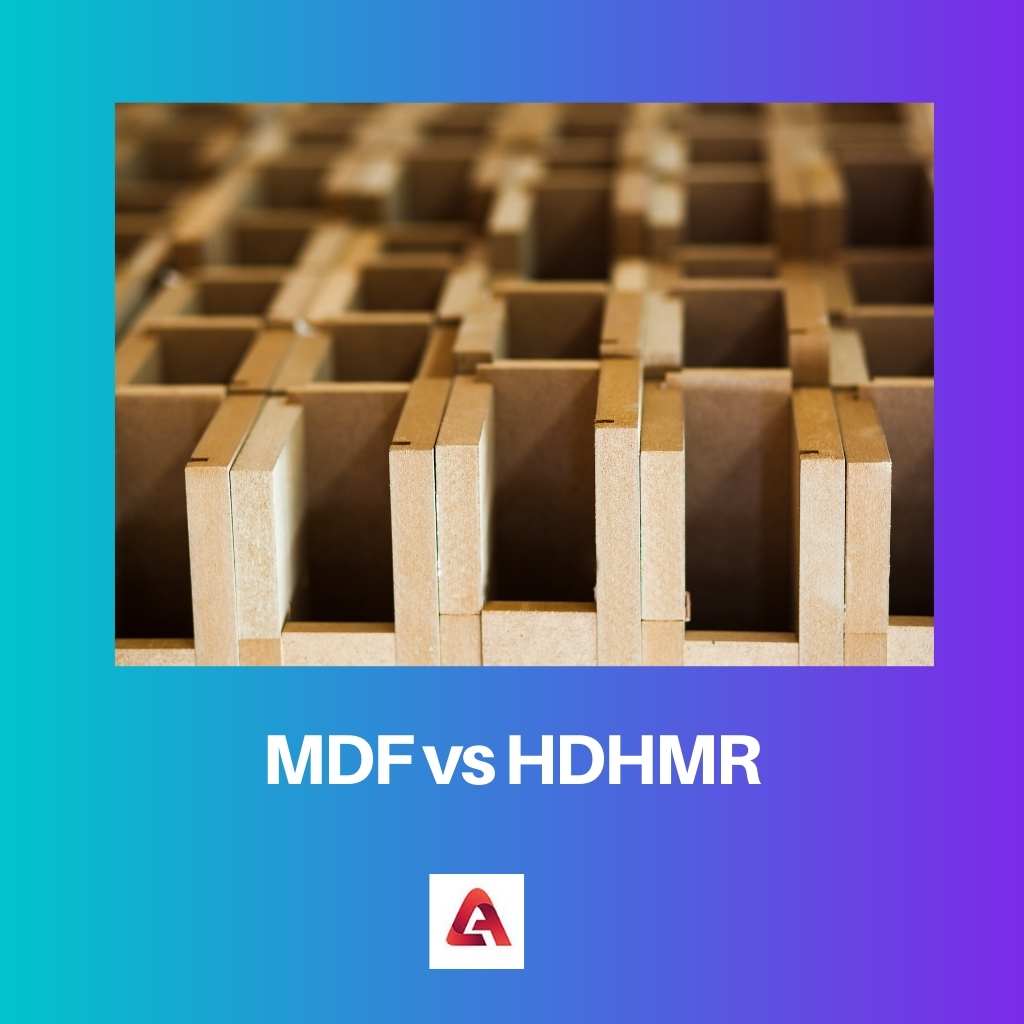 MDF contro HDHMR