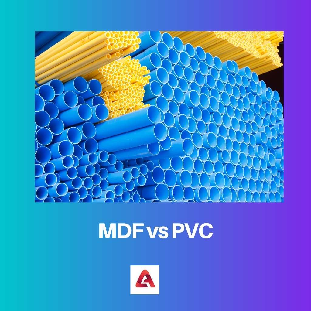 MDF と PVC
