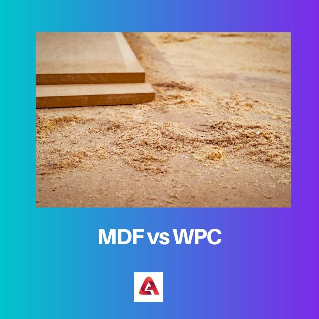 MDF contre WPC