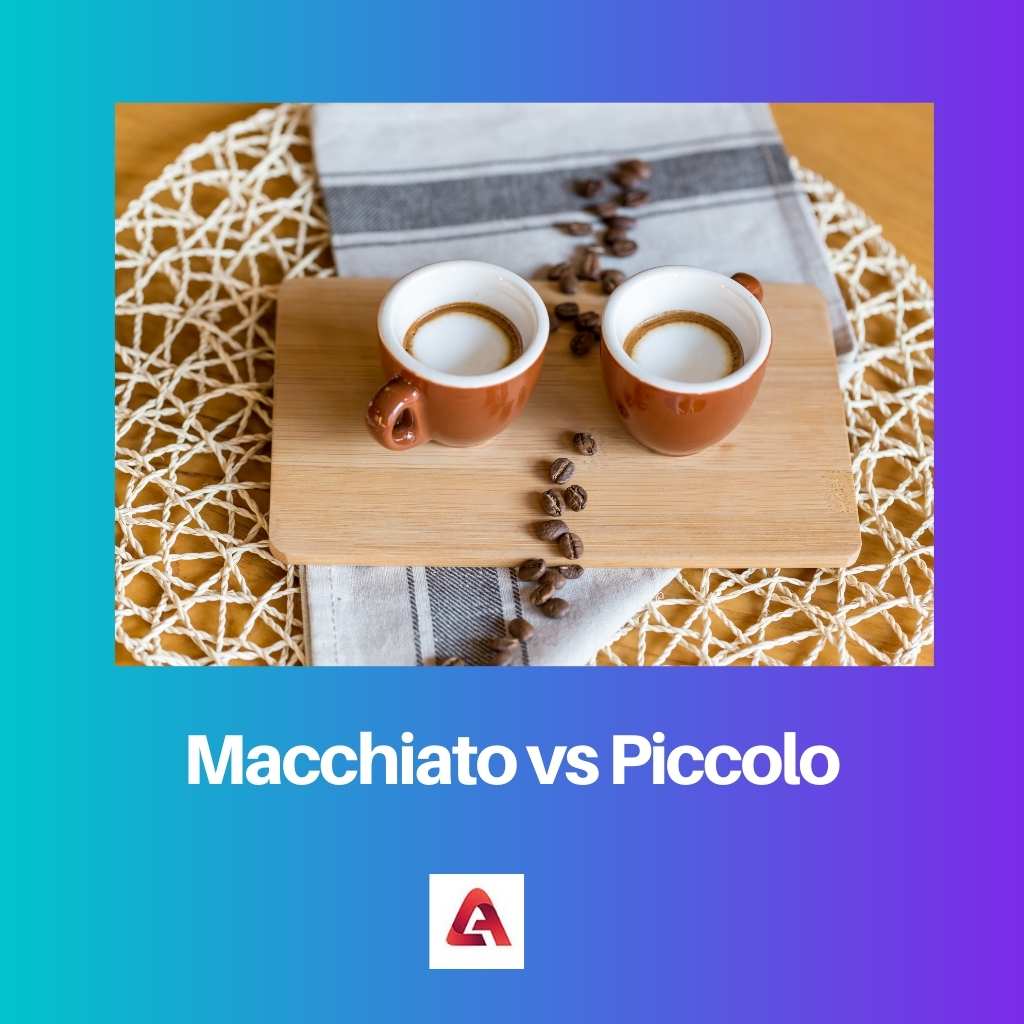 Macchiato so với Piccolo