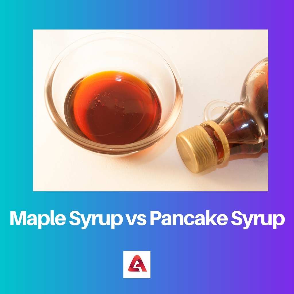 Maple Syrup vs Pancake Syrup