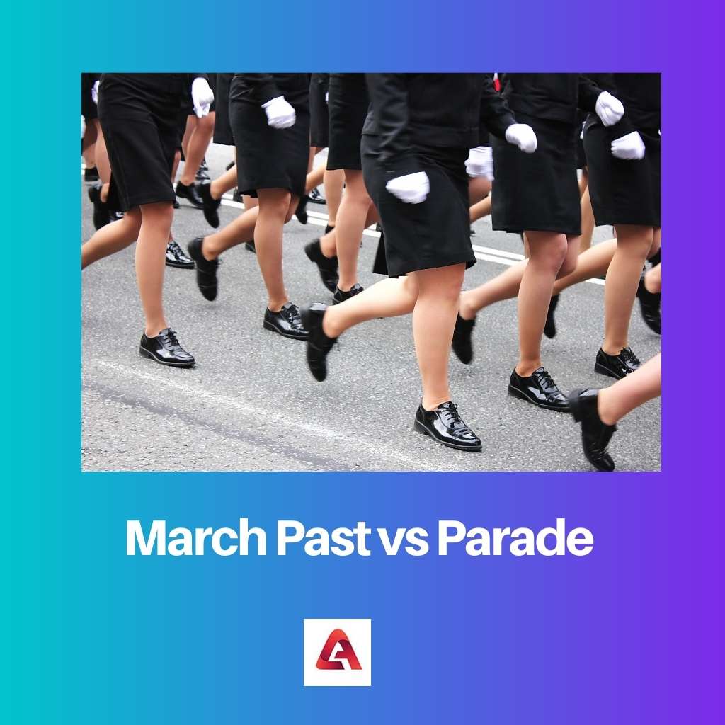 March Past vs Parade