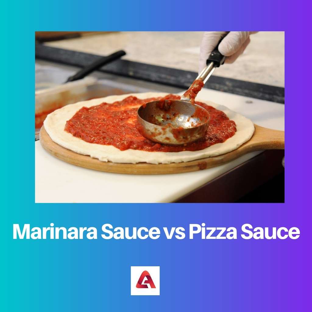 Salsa marinara vs salsa de pizza