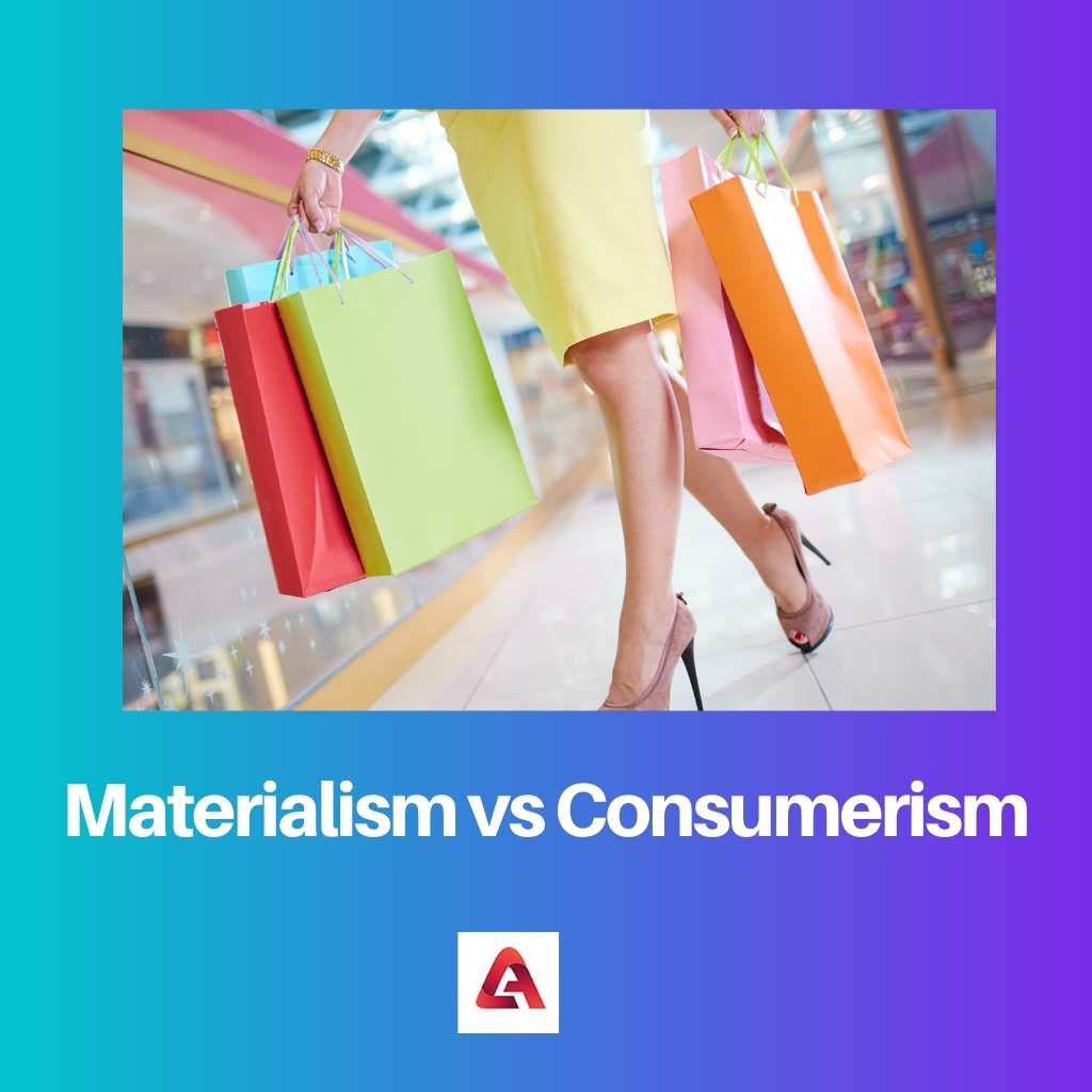 Materialismi vs kulutus